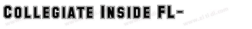 Collegiate Inside FL字体转换